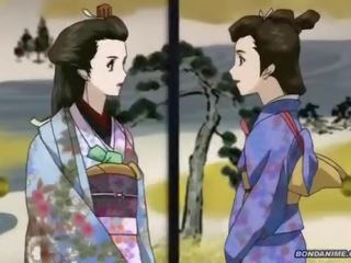 A hogtied geisha got a udan dripping lascivious burungpun