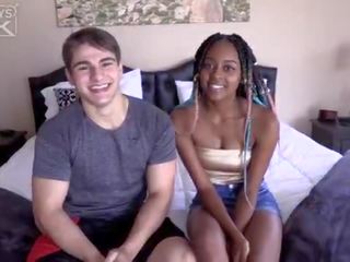 Extraordinary groovy COUPLE&excl; 18yo Old Teens Have Hot Interracial Sex&excl;&excl;